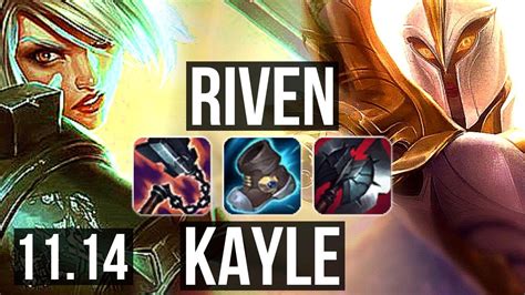 RIVEN Vs KAYLE TOP 7 Solo Kills 66 Winrate Legendary 13 2 3