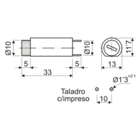 Porte Fusible En Fibre De Verre Pour Fusibles De X Mm Electro Dh