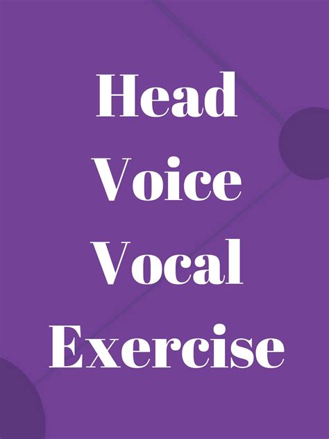 Watch Head Voice Vocal Exercise Prime Video