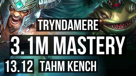 Trynda Vs Tahm Top M Mastery Solo Kills Games