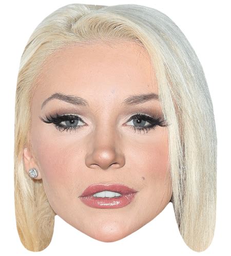 Courtney Stodden Make Up Maske Aus Karton Celebrity Cutouts