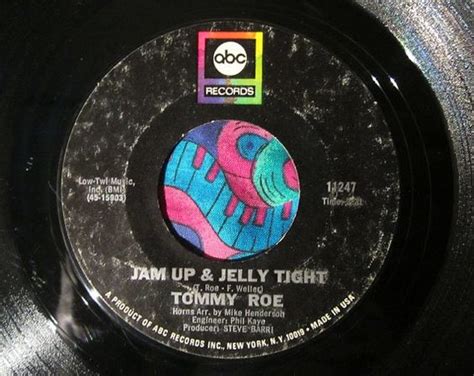 Tommy Roe Jam Up And Jelly Tight Moontalk 1969 Rock 45 Rpm Vintage