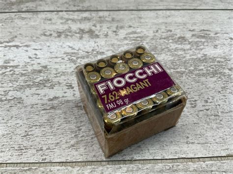 FIOCCHI AMMUNITION 7 62 NAGANT FMJ 3 12104 PF Checkpoint Charlie S