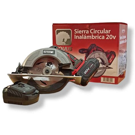 Sierra Circular Inalámbrica Brushless Equus Cargador Batería