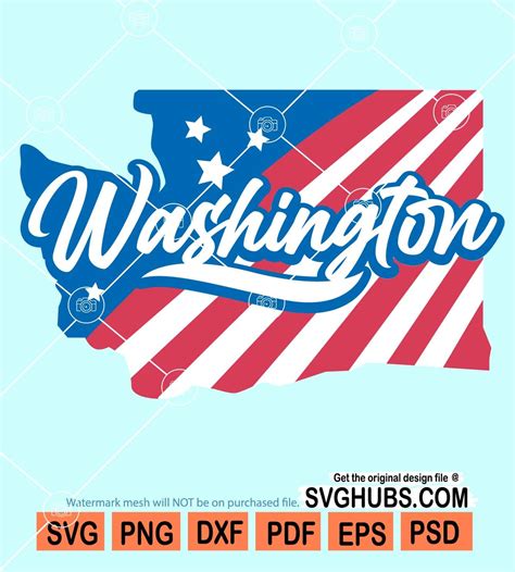 Washington State Svg Washington Svg Washington Outline Svg State