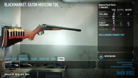 Mosconi Various Attachment By Alcat101 PAYDAY 2 Mods ModWorkshop