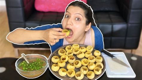 Spicy Golgappa Challenge Pani Puri Eaters Eatwithananas Youtube