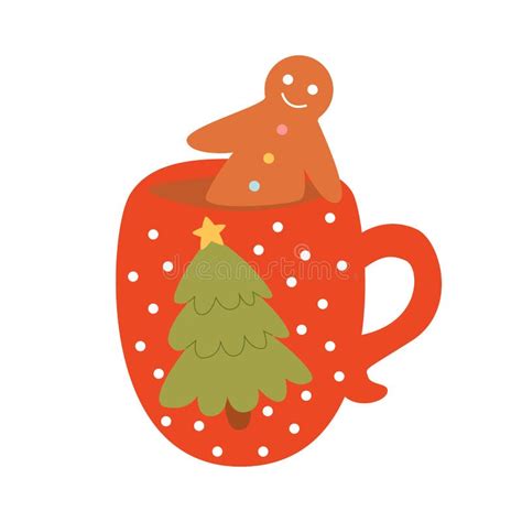 Gingerbread Man Hot Cocoa Stock Illustrations Gingerbread Man Hot Cocoa Stock