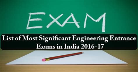 Top Engineering Entrance Exam In India