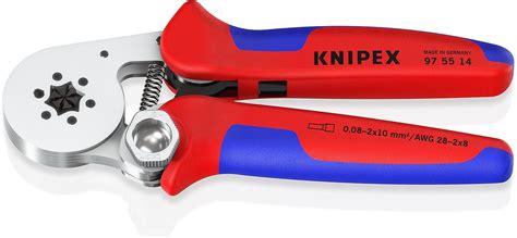 Knipex Pince à sertir auto ajustable pour embouts de câble avec accès