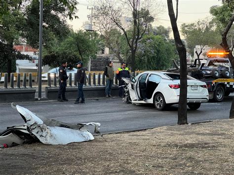 Muere Pareja Tras Volcarse Sobre Viaducto Tlalpan