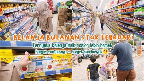 Groceryshopping BELANJA BULANAN Stok FEBRUARI BANYAK MANFAAT LEBIH