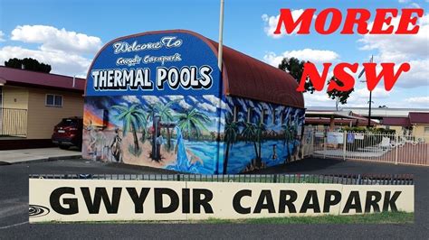 Gwydir Carapark Moree NSW Artesian Thermal Pools Travelling