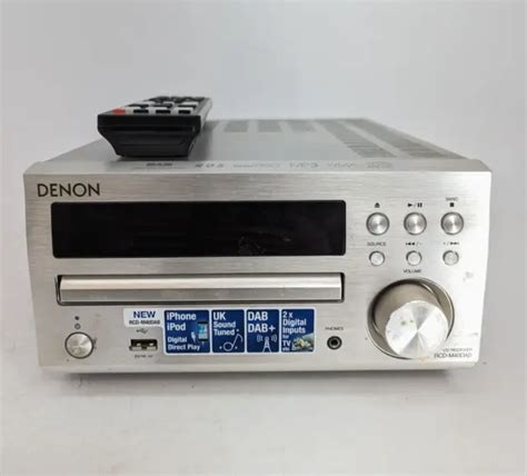 DENON RCD M40DAB DAB DAB Micro HI FI CD Receiver With Remote Control