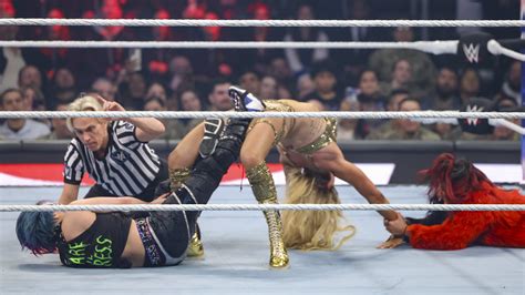 Charlotte Flair Vs Asuka Friday Night Smackdown December 8 2023 Wwe Superstars Photo