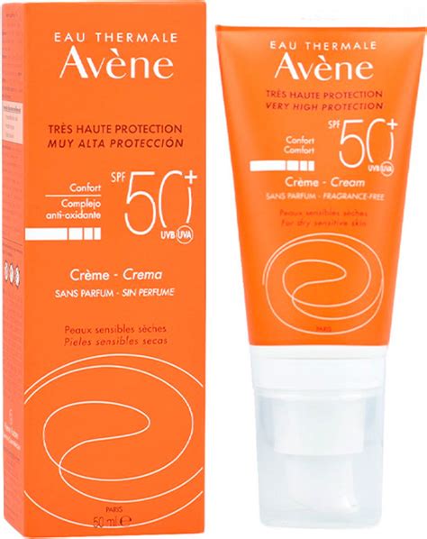 Avène Unscented Cream Spf 50 Zonnebrand 50 ml bol