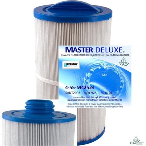 20sqft Spa Filters 4 Pack Master Deluxe M42524 PSANT20 P3 4CH 925 The Hot Tub Superstore