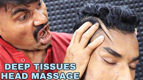 Asmr Deep Tissue Head Massage By Indian Barber Head Massage Asmr