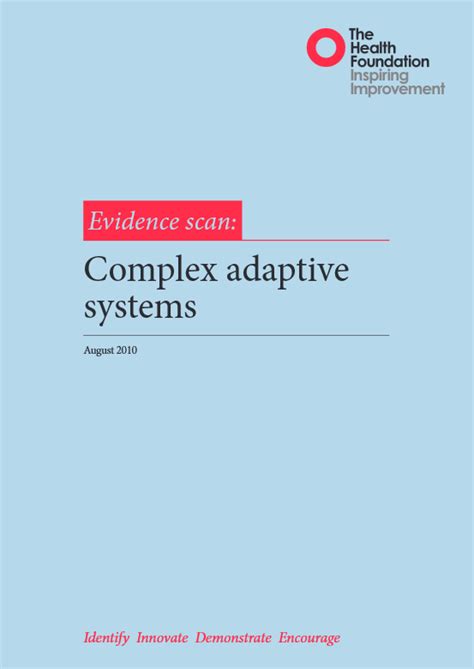 Complex adaptive systems - The Health Foundation