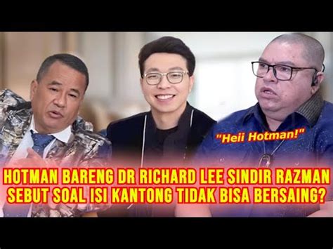 Nyindir Razman Nasution Hotman Paris Bareng Dokter Richard Lee Soal