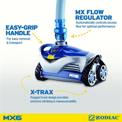 Zodiac Mx Automatic Suction Side Pool Cleaner Vacuum For In Ground