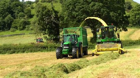 Silaging With John Deere And A Case YouTube