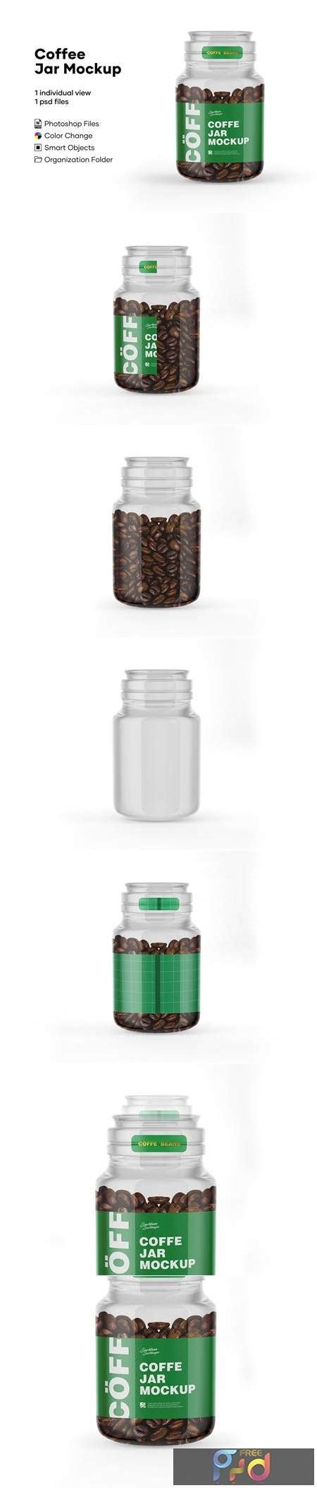 Coffee Jar Mockup 5224028 - FreePSDvn