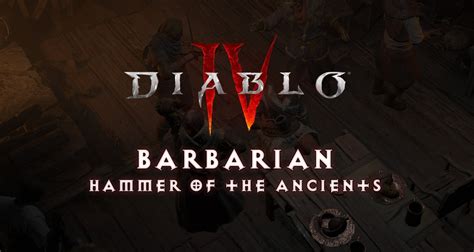 Hammer Of The Ancients Barbarian Build Season Diablo Diablo