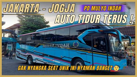 BUS INI SEATNYA UNIK BANGET JOGJA JAKARTA AUTO TIDUR SEPANJANG