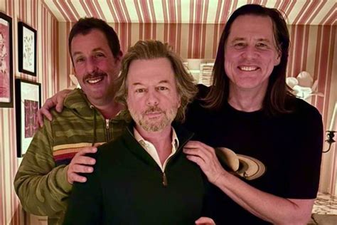 Jim Carrey Celebrates Nd Birthday At Party With Adam Sandler David