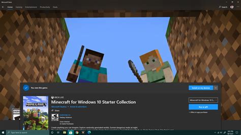 Microsoft Store Wont Install Minecraft Windows 10 Starter Collection Microsoft Community