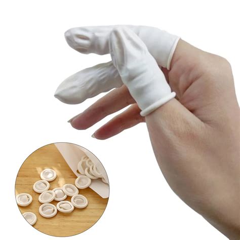 Dalltif Clearance Finger Cuff Pc Anti Static Disposable Latex Finger