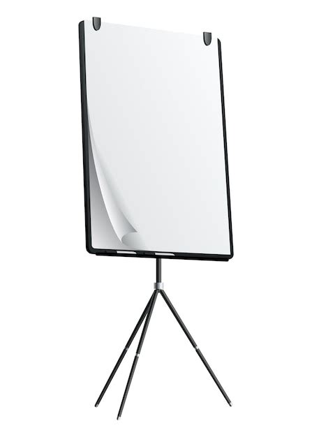 Flipchart Mockup Apresenta O E Semin Rio Quadro Branco Folhas De