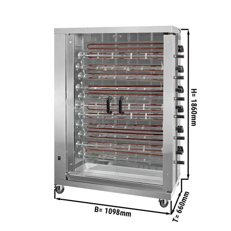 Elektro H Hnchengrill Kw Mit Spie En F R Bis Zu H Hnchen