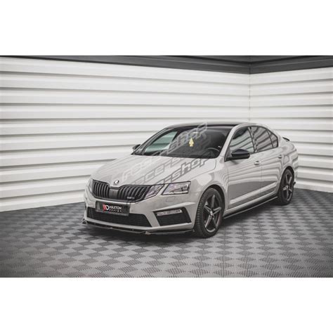 Front Splitter V Skoda Octavia Rs Mk Facelift Races