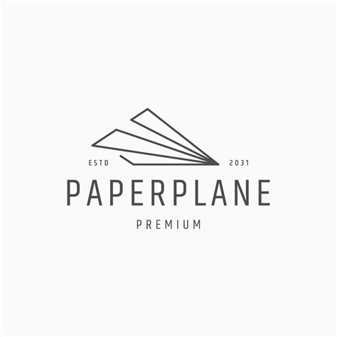 Paper plane logo icon design template 6476319 Vector Art at Vecteezy