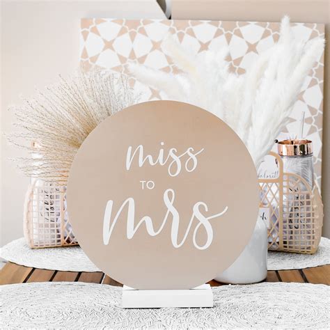 Miss To Mrs Wood Sign Bridal Shower Decor Bachelorette Party Etsy