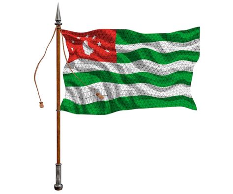 Premium Photo | National flag of abkhazia background with flag of abkhazia