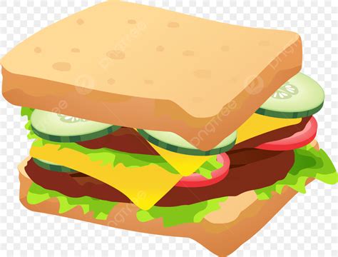 Double Cheese Sandwich Png Vector Png Vector Psd And Clipart With