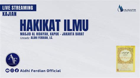 Hakikat Ilmu Kitab Al Wajibat Ustadz Aldhi Ferdian Lc YouTube