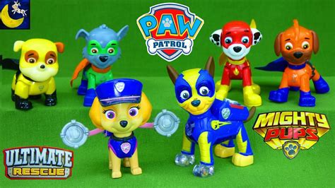 Paw Patrol Mighty Pups Chase Ultimate Rescue Police Pup Skye Policeman