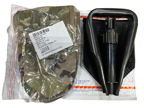 Us Gi Military Entrenching Trifold Folding Etool E Tool Shovel W