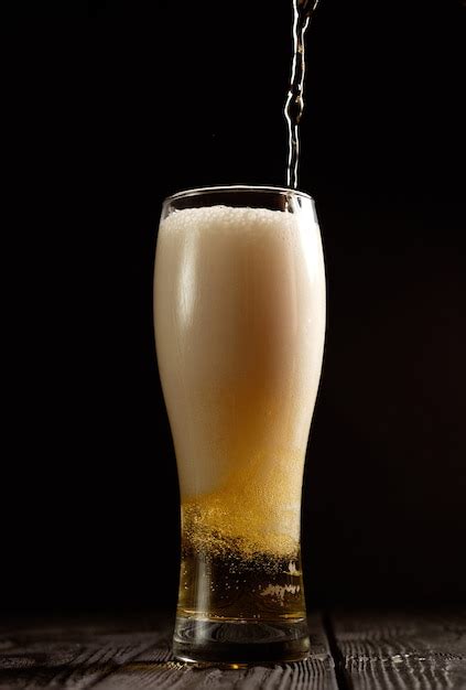 Premium Photo Beer Into Glass