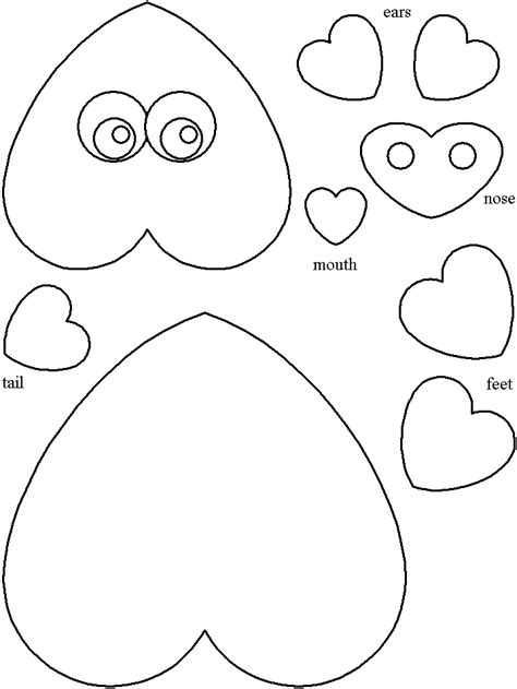 Fabulous Dltk Valentine Crafts Free Printable Spring Worksheets