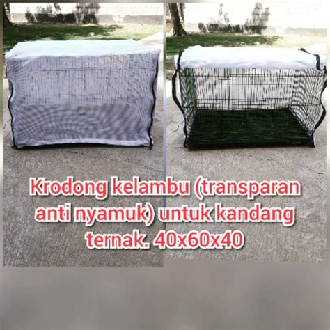 Jual Kerodong Krodong Sangkar Kandang Burung TRANSPARAN TERNAK Untuk