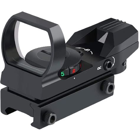 Feyachi Reflex Sight Adjustable Reticle 4 Styles Both Red And Green