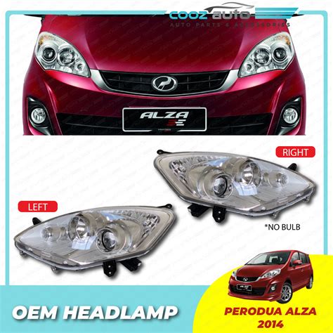 Perodua Alza Front Headlamp Head Lamp Light White No Bulb