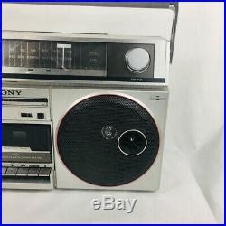 Vintage Sony CFS 500 Boombox Ghetto Blaster FM AM Stereo Cassetter