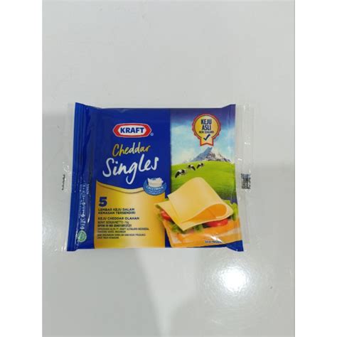 Jual Kraft Cheddar Single Gr Isi Lembar Shopee Indonesia