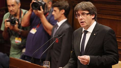 Discurso íntegro en el que Puigdemont declara la independencia de